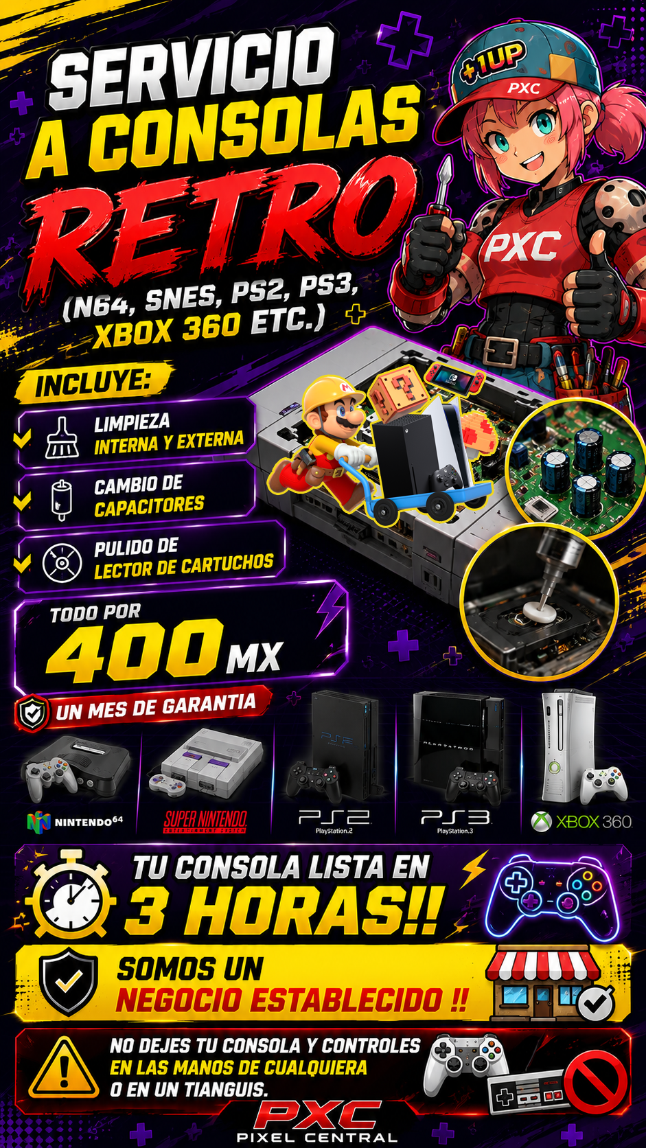 servicio retro